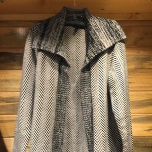 WHBM XL Open Front Sweater Jacket